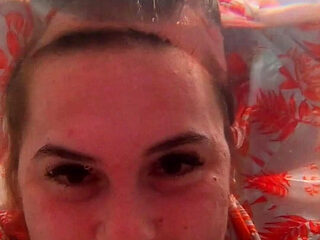 Breath Holding Underwater in Bathtub and Record with Waterproof Camera