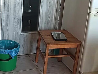 Crazy Couple Having Fun in the Kitchen