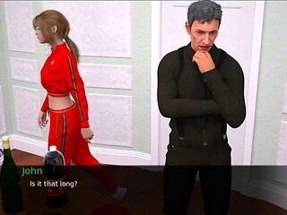 Steamy adult visual novel featuring a blonde teen with small tits and sexy stories