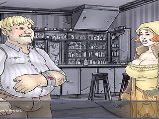 Let's dive into this visual novel hentai game with a sexy redhead and big boobs