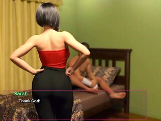 Enjoy a fun massage session with your glamorous landlady in this 3D adult game