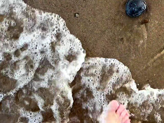 Barefoot Walking on the Beach Sfw