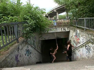 Big Natural Tits Exposed in the Street