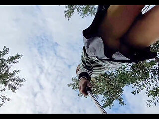 I decided to go for a wаlk and as usual I forgot to put on my panties