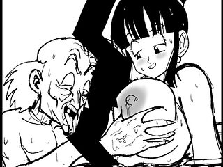 Seniors with big booties getting down in animated style