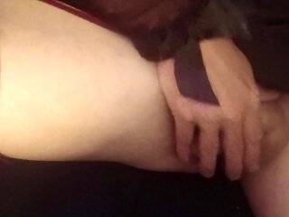 Panty boy plays in new panties