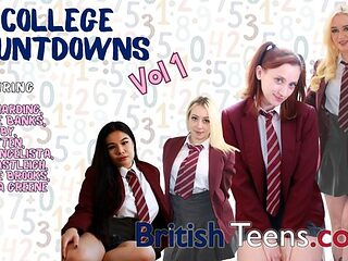 British Teens featuring wench's countdown porn
