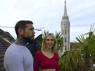 Blonde beauties Matt Bird and Sky Pierce get real in steamy pov action