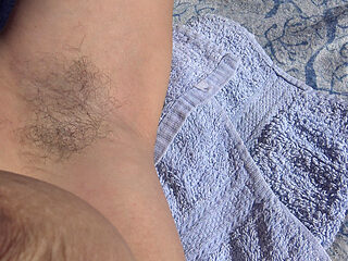 French Cuckold Wife Lets Perverted Cum on Her Hairy Pussy