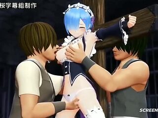 Beautiful Maid Completely Restrained: Asian, Japanese Hentai Porn