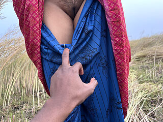 Desi Bhabhi Outside Romance