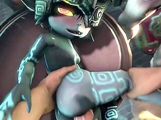 Animated Gang Bang With Midna From The Legend Of Zelda