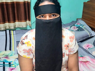 Desi Muslim Step Bhabi in Hijab Fucks Tight Pussy - Hardcore Bangla Sex Video Part 1