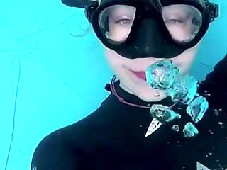 Underwater Wetsuit JOI in My Private Pool