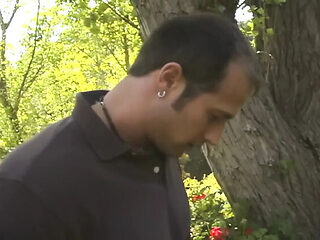 Brunette MILF Lezley Zen Sucks Cock Outdoor For Cum In Mouth