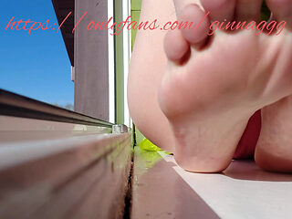 Sniff Between My Legs, Sniff My Panties and Lick My Heels, Wipe My Drool and Jerk off - Ginnagg