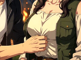 Too Close to Resist Forbidden Night in the Tent Hentai