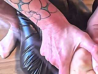 6'7 Tall Gothic Giantess Trample POV: Boots Crush - Socks - Barefoot Face Sit & Toe Suck