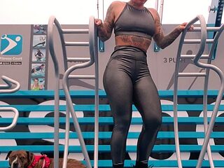 Blonde Laura Crystal with big boobs