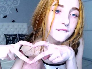Redhead with pigtails: Amateur, Fansly  Cam Porn