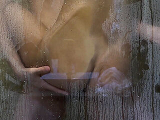 Morning Passionate Sex in the Shower From a Real Couple in Love