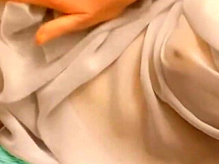 Small Pussy in a Transparent Dress Gets an Orgasm
