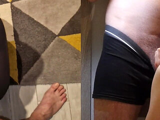 Elena Clark Fuck with Grey Pantyhose and Boots