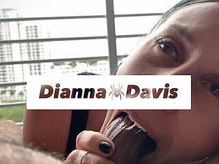 Extended Cock Worship Out on the Balcony