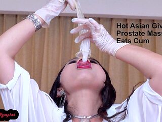 122 Hot Asian Gives Prostate Massage Eats Cum