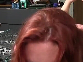 Cuckolds Hotwife Gives Blowjob