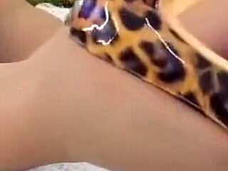 Nylon Pantyhose High Heels Teasing MILF