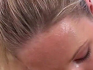 Blonde teen Donna was caught masturbating and fucked by her stepdad