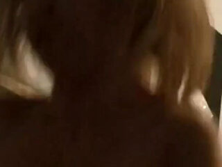 Crook Goes Into Her House and Ends up Fucking a Beautiful Blonde with Small Breasts