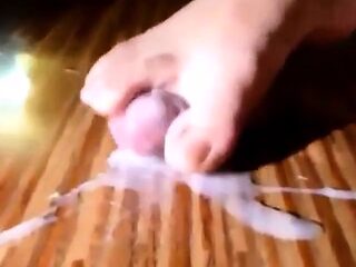 Foot Fetish Handjob Cumpilation