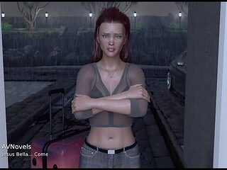 Steamy tales in a 3D visual novel with big booties and big tits