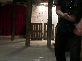 German BDSM buttplug slave