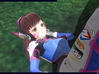 Hentai petite, chinese cosplay masturbate dva, 3d