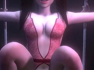 Dva in Cute Clothing Riding Cock - Overwatch Parody