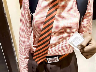 Indian Desi School Girl Doggy Style Sex with Condom - HotSihvani63 Cute Teen Fuck