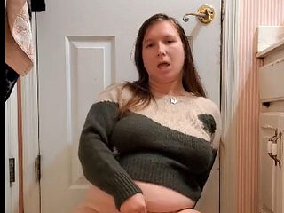 I Fucked Myself Got My 64F Lesbian Coworker with Her Borrowed Dildo and Sweaters Giving Video to Her