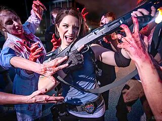 Hardcore manga porn featuring three-dimensional Jill Valentine from Resident Evil