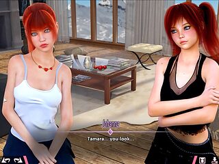 3D animated cartoon fun with Misskitty2k in a bikini