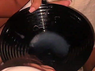 Bukkake Gangbang Amateur for Two Whores.