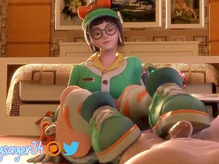 Animated hot ride featuring Viola-3d in some intense rough action