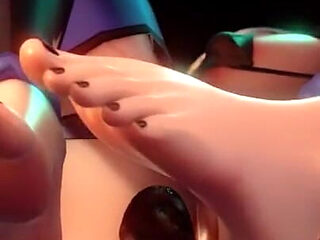 Eula Genshin Impact Gives You a Footjob POV Ntr Hilichurl