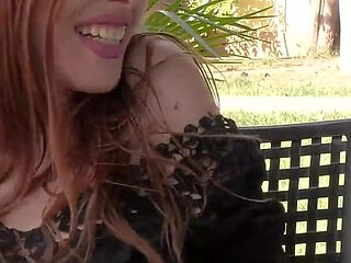 Redhead Safira Casting Wild Gangbang Fuck