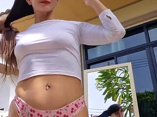 Panties Flashing and Beauty Fun with Me