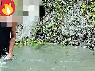 Village Indian Outdoor Risky Outdoor Fucking with My Hot Maid