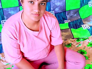 My Stepsister's First Time - Hardcore Fuck with Full Hindi Audio