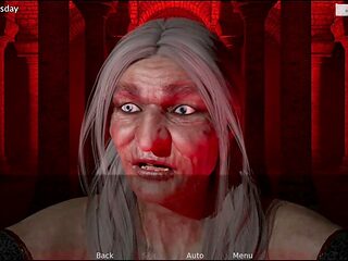 Animated mature porn with a magical twist and light-haired characters